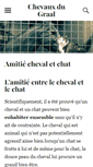 Mobile Screenshot of chevauxdugraal.org